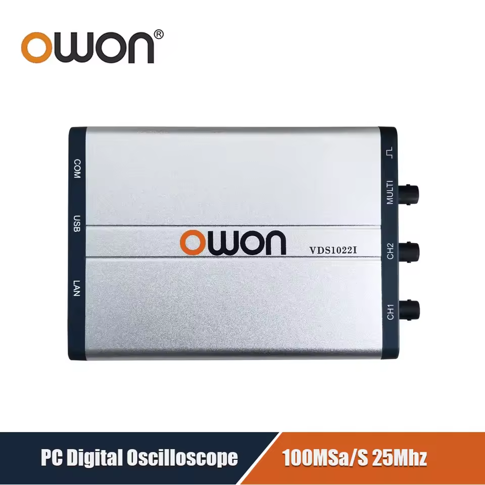 Digital Storage Oscilloscope 100Mhz - OWON VDS1022/I Virtuelles PC-Oszilloskop | 25