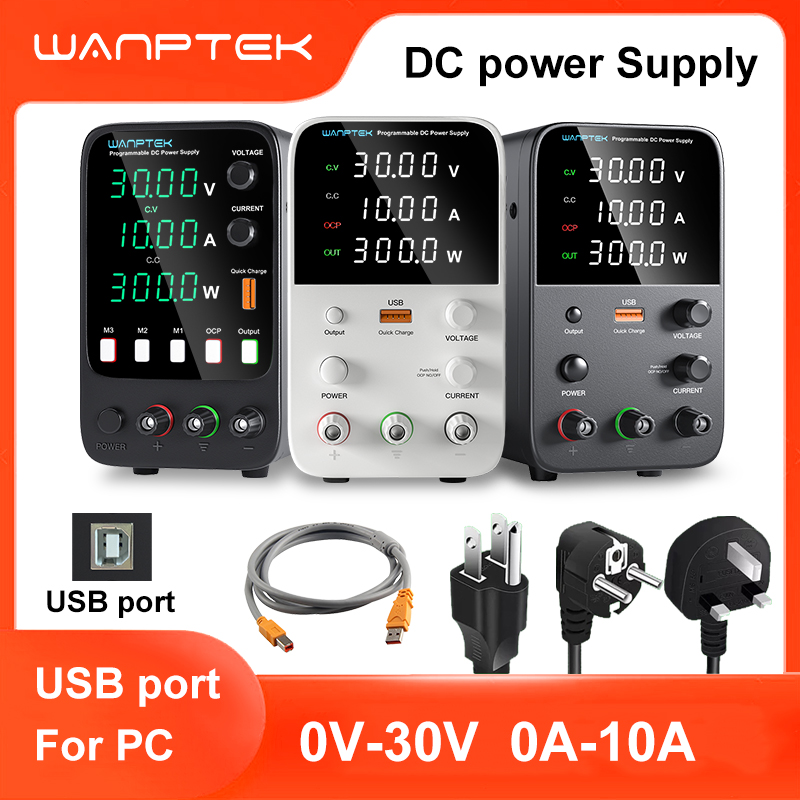 Programmable Dc Power Supply 30V 10A - Wanptek Labor-Stromversorgung 30V 5A 30V 10A