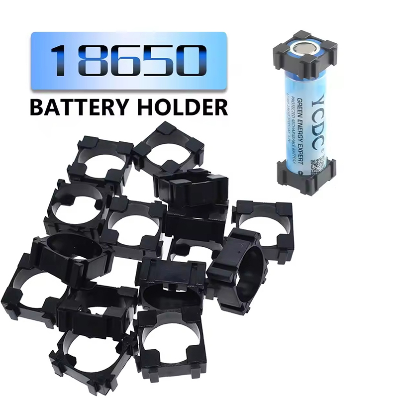 Spot Welder 18650 Battery Pack - 100 Stück 18650 Batteriehalter Bajonett-Verbindungshalterung Kunststoff-Zellen-Abstandshalter