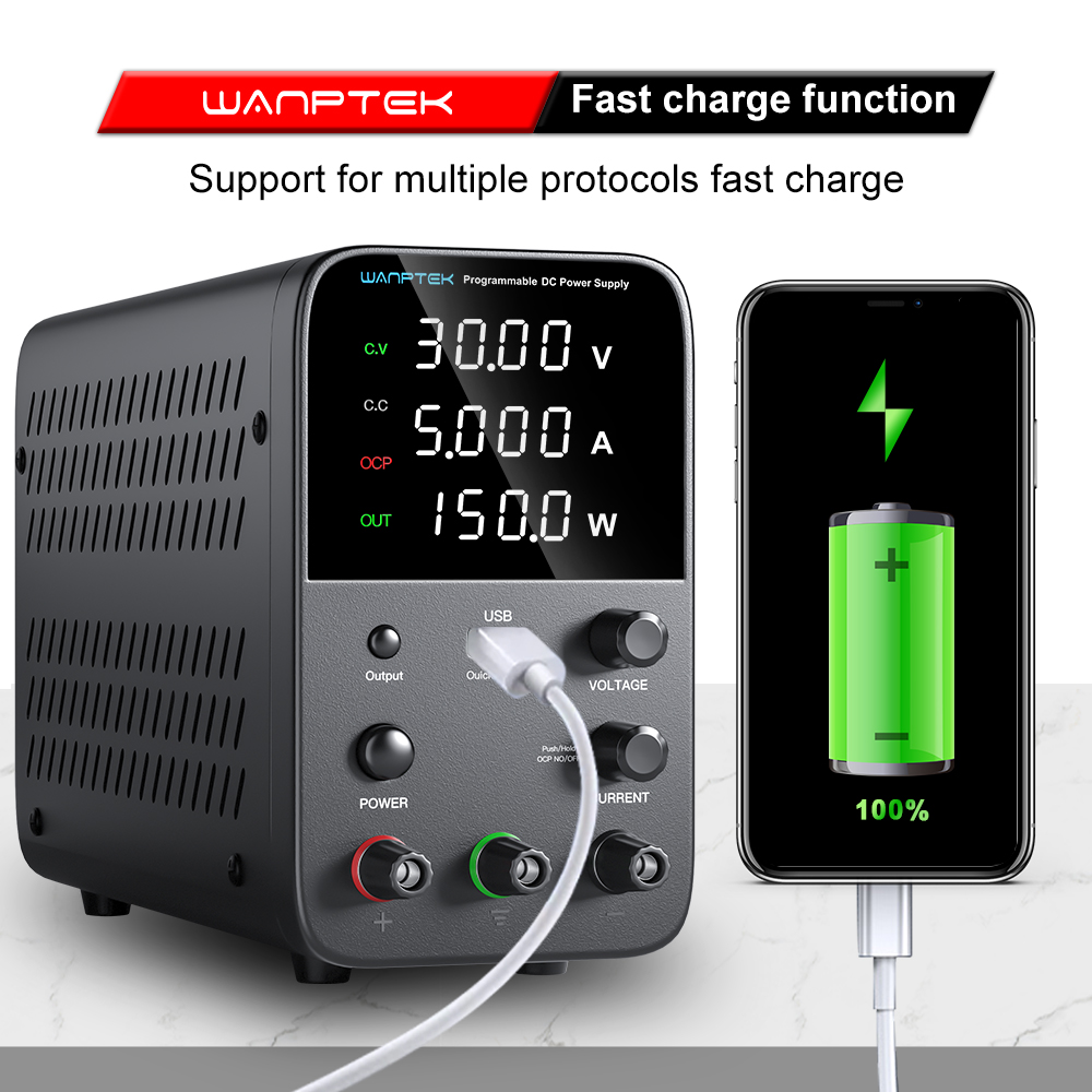 Wanptek Labor-Stromversorgung  – Programmable Dc Power Supply 30V 10A Bewertung und Preis